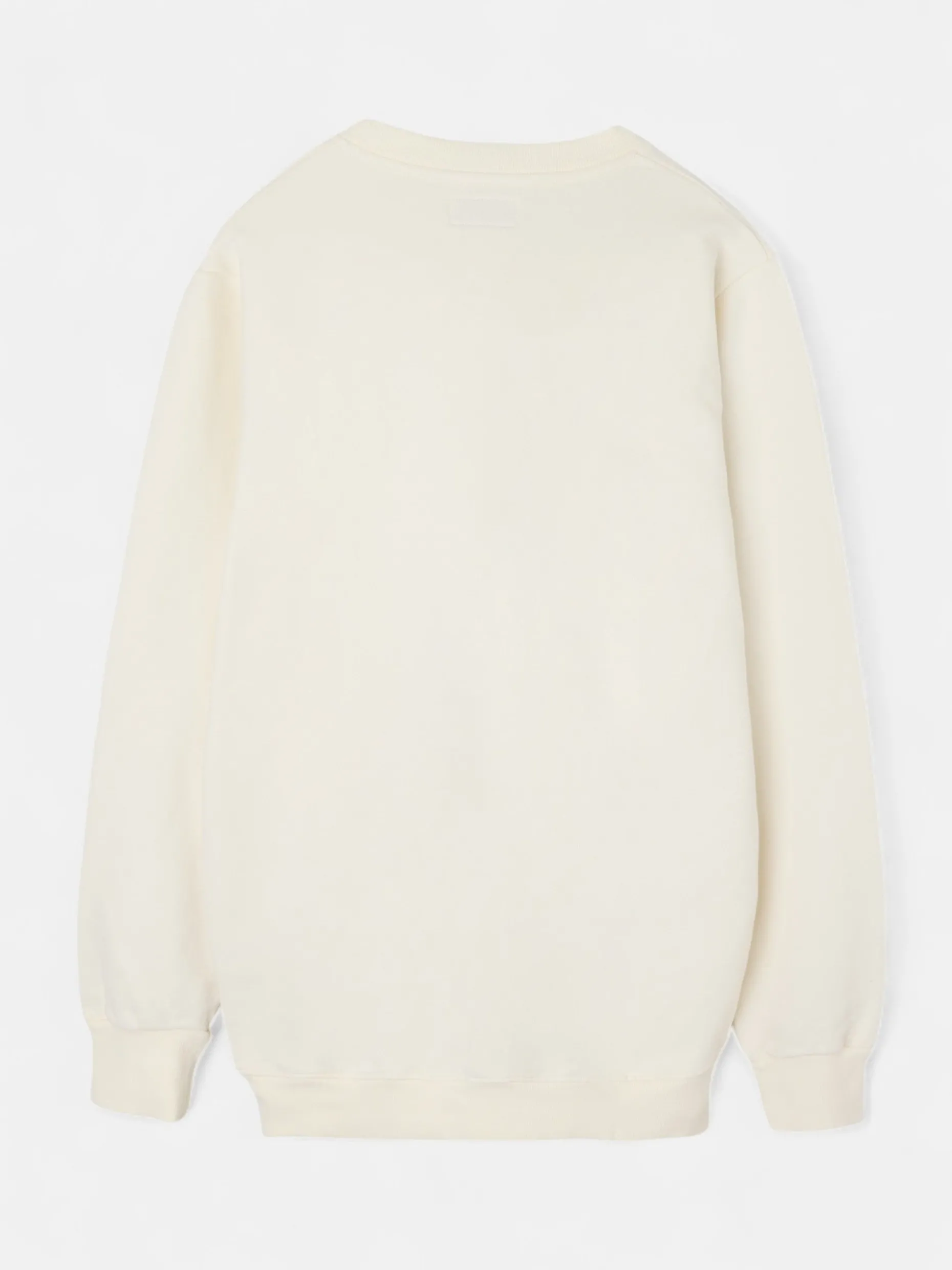 Sudadera silbon flock crema