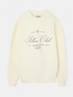 Sudadera special fit silbon club crema