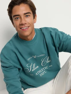Sudadera special fit silbon club petroleo