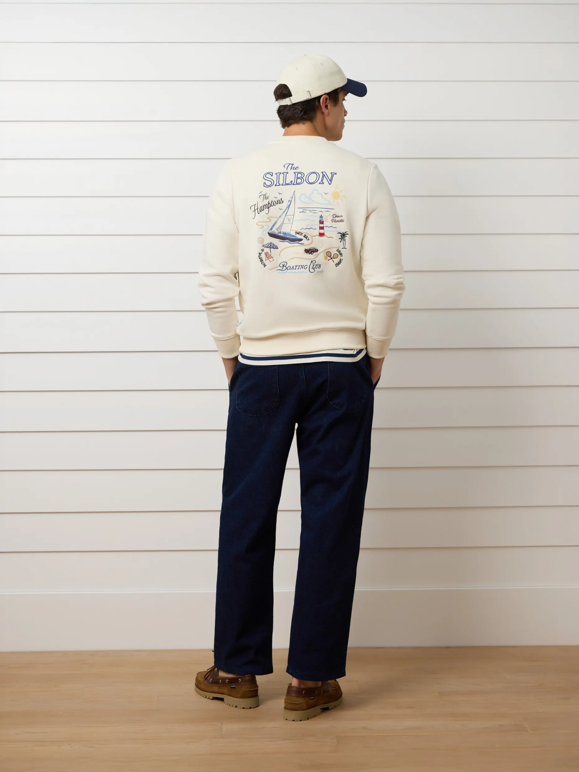 Sudadera The Hamptons crema