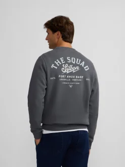 Sudadera the silbon squad gris