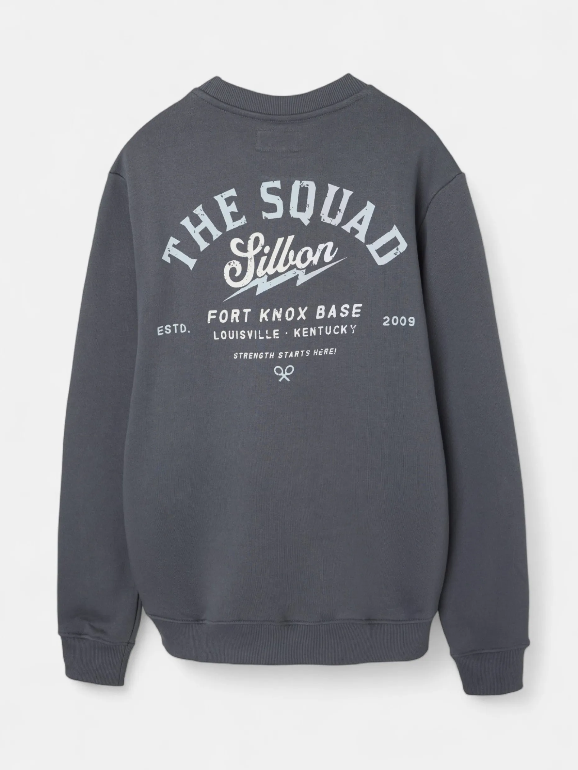 Sudadera the silbon squad gris