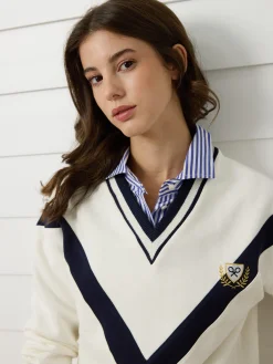 Sudadera woman escudo cruda
