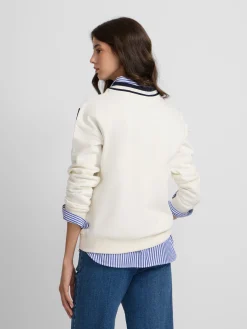 Sudadera woman escudo cruda