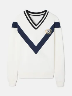 Sudadera woman escudo cruda