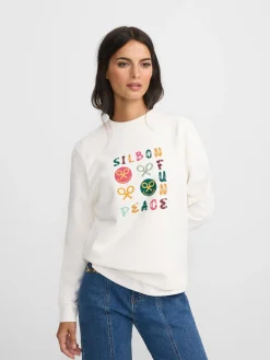 Sudadera woman fun and peace cruda