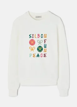 Sudadera woman fun and peace cruda