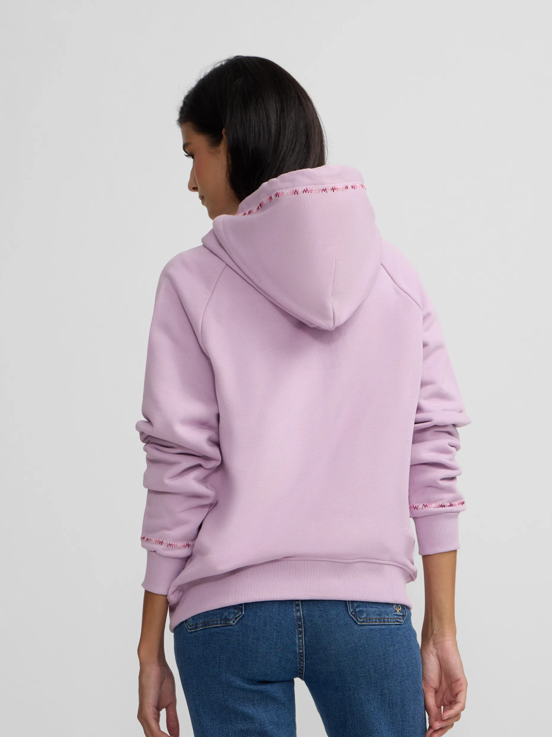 Sudadera woman ikat morados