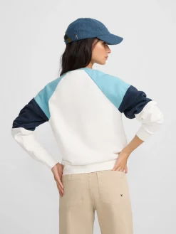 Sudadera woman letras colores azules
