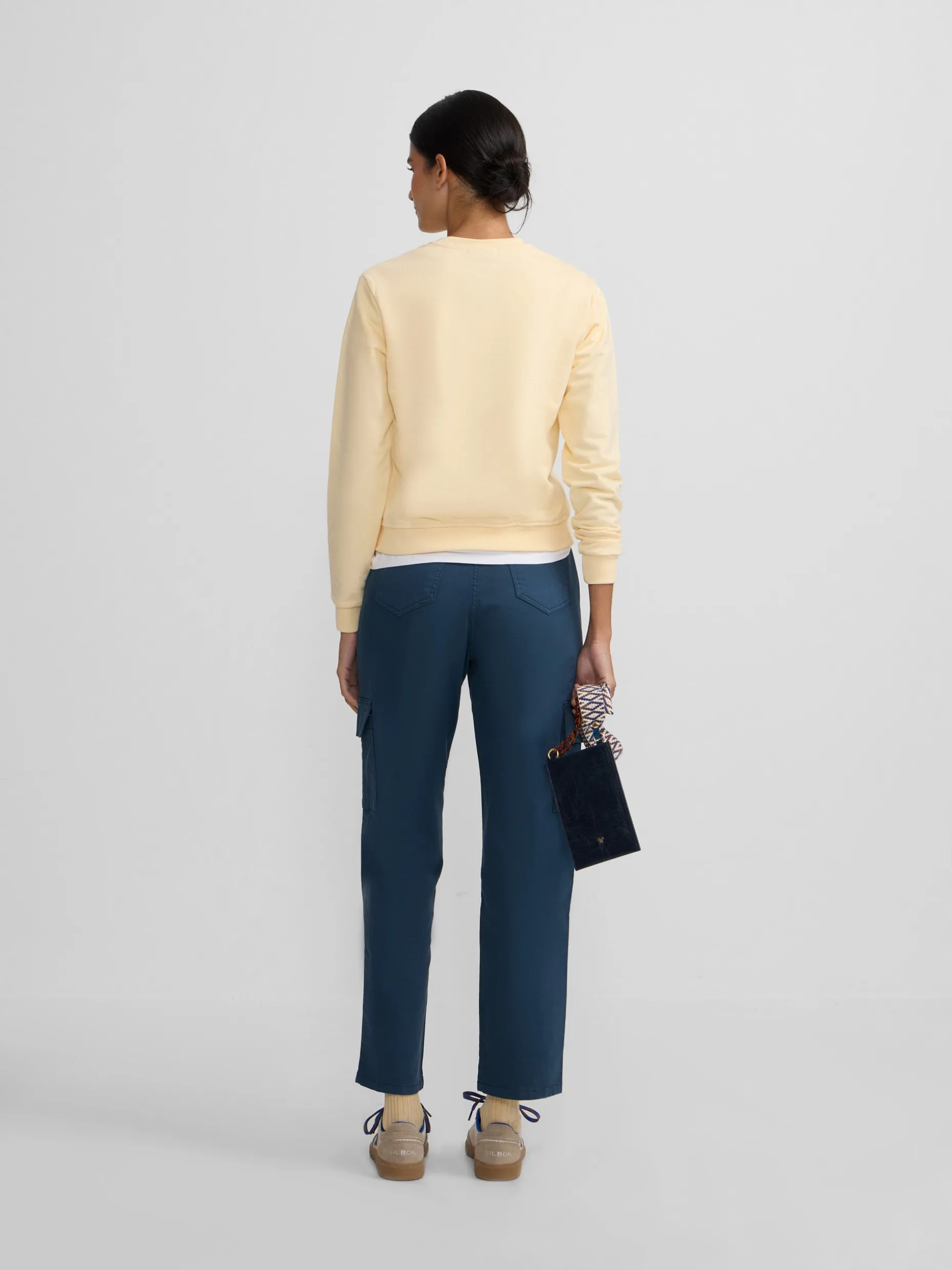 Sudadera woman silbon be you amarilla
