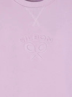 Sudadera woman silbon clasico malva