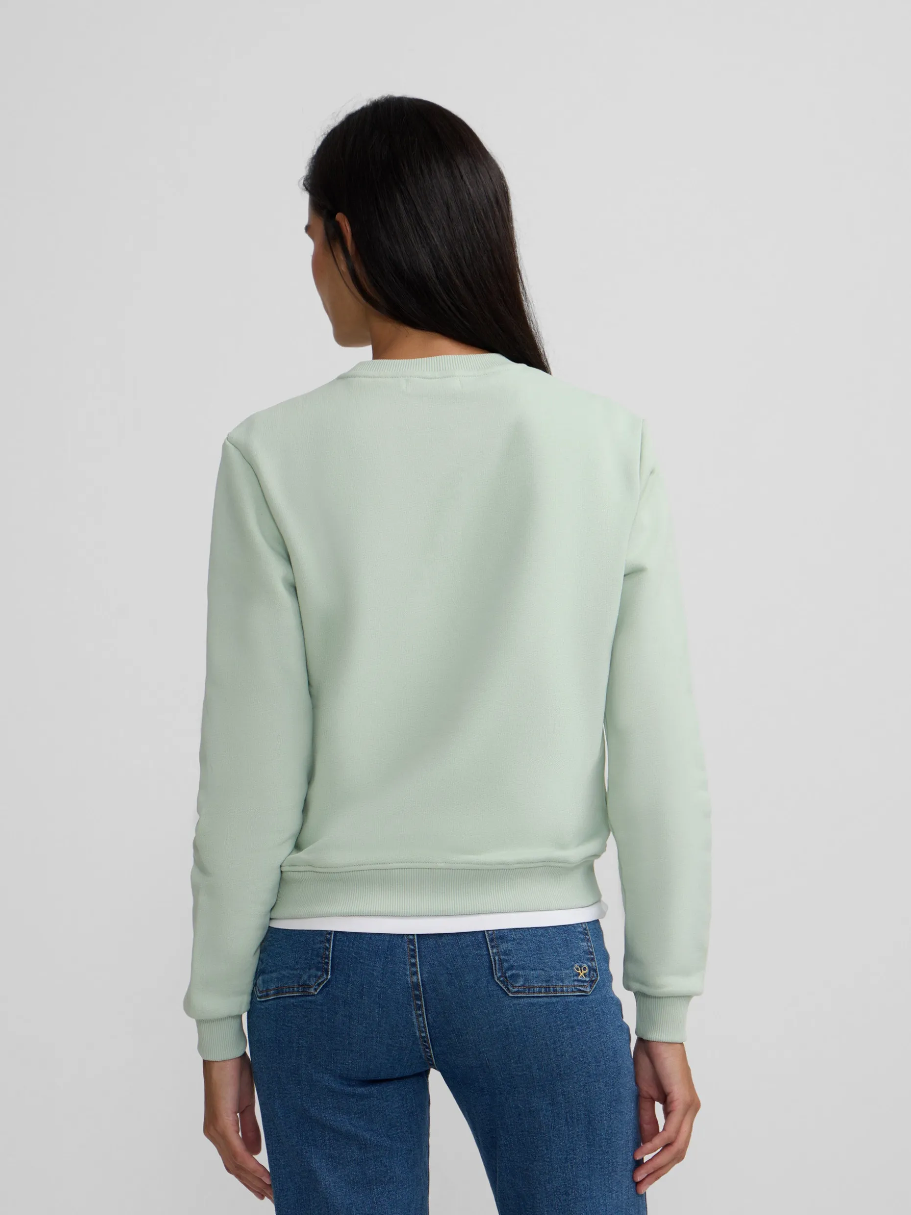 Sudadera woman silbon clasico verde