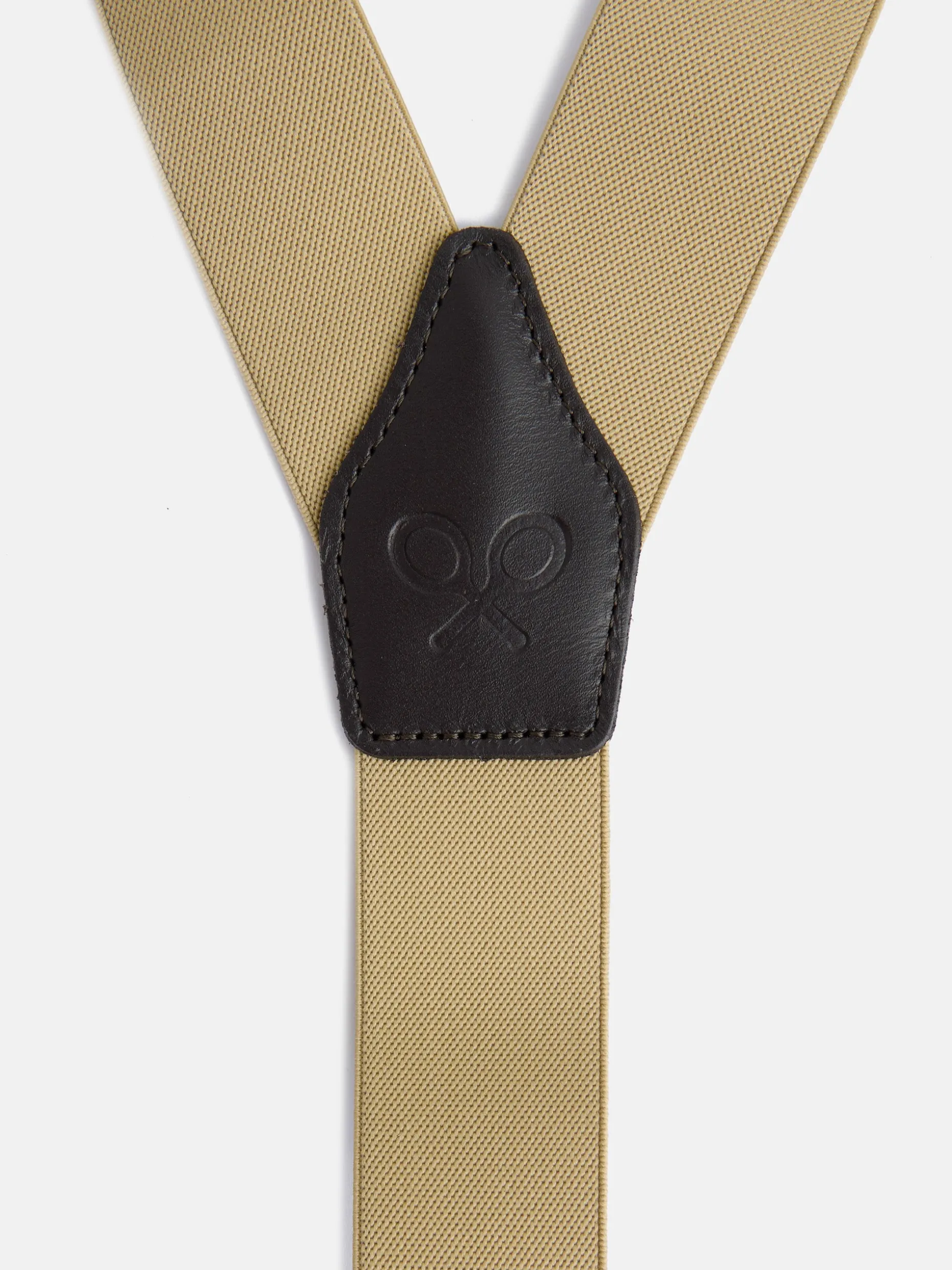 Tirante liso ribete beige