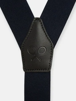 Tirante silbon azul marino liso