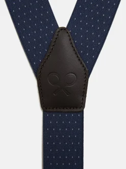 Tirante silbon puntos azul