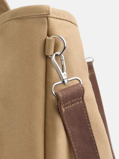 Tote bag classic bicolor camel