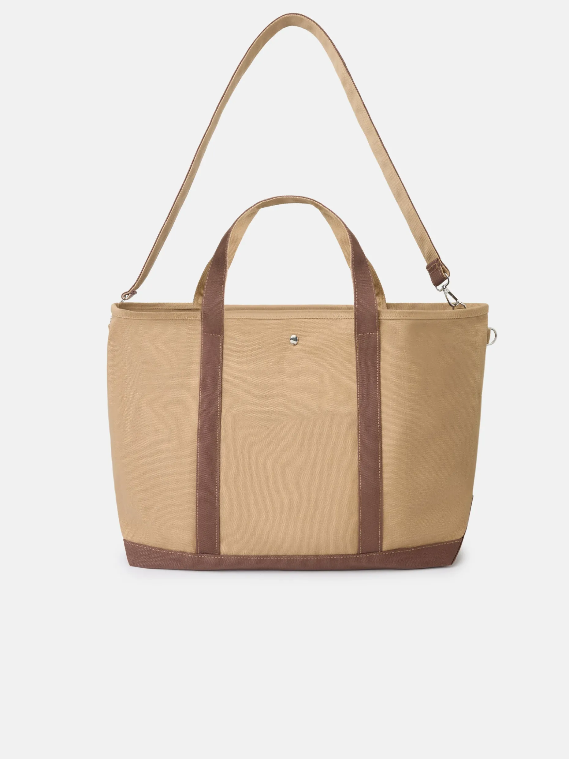 Tote bag classic bicolor camel