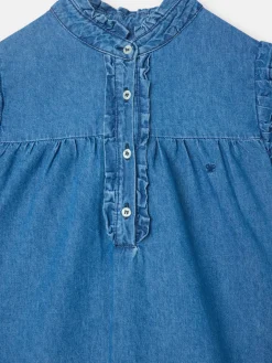 Vestido girl botones denim