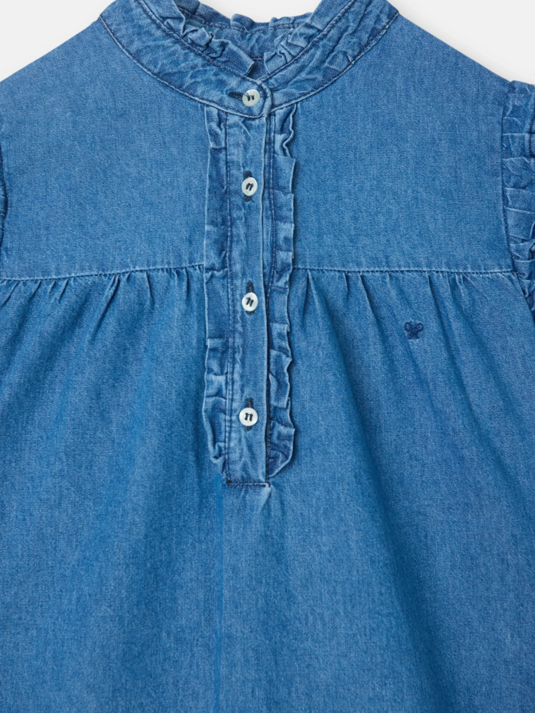 Vestido girl botones denim
