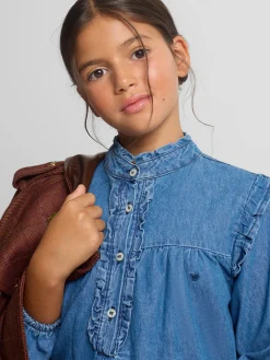 Vestido girl botones denim