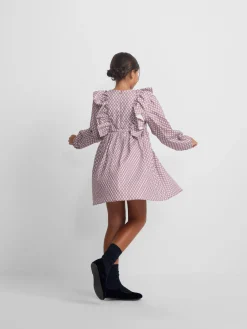Vestido girl estampado etnico morado