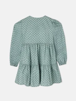 Vestido girl estampado verde