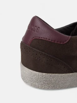 Zapatilla casual lisa marron