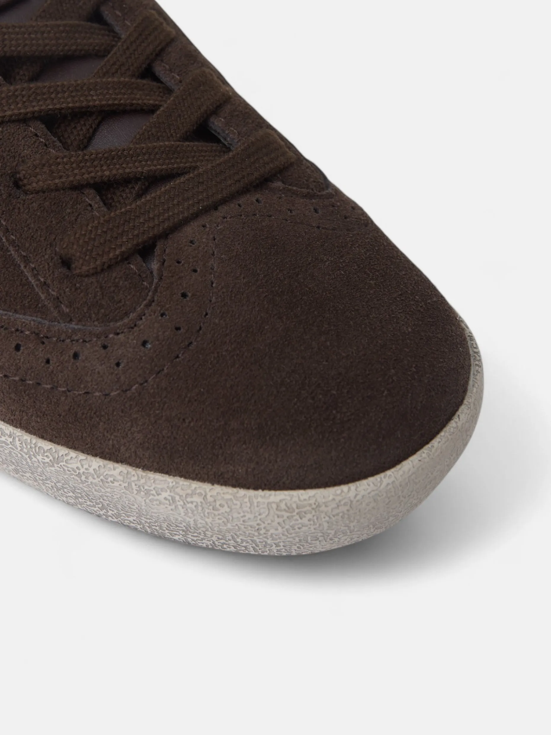 Zapatilla casual lisa marron