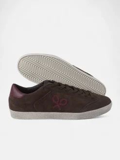 Zapatilla casual lisa marron