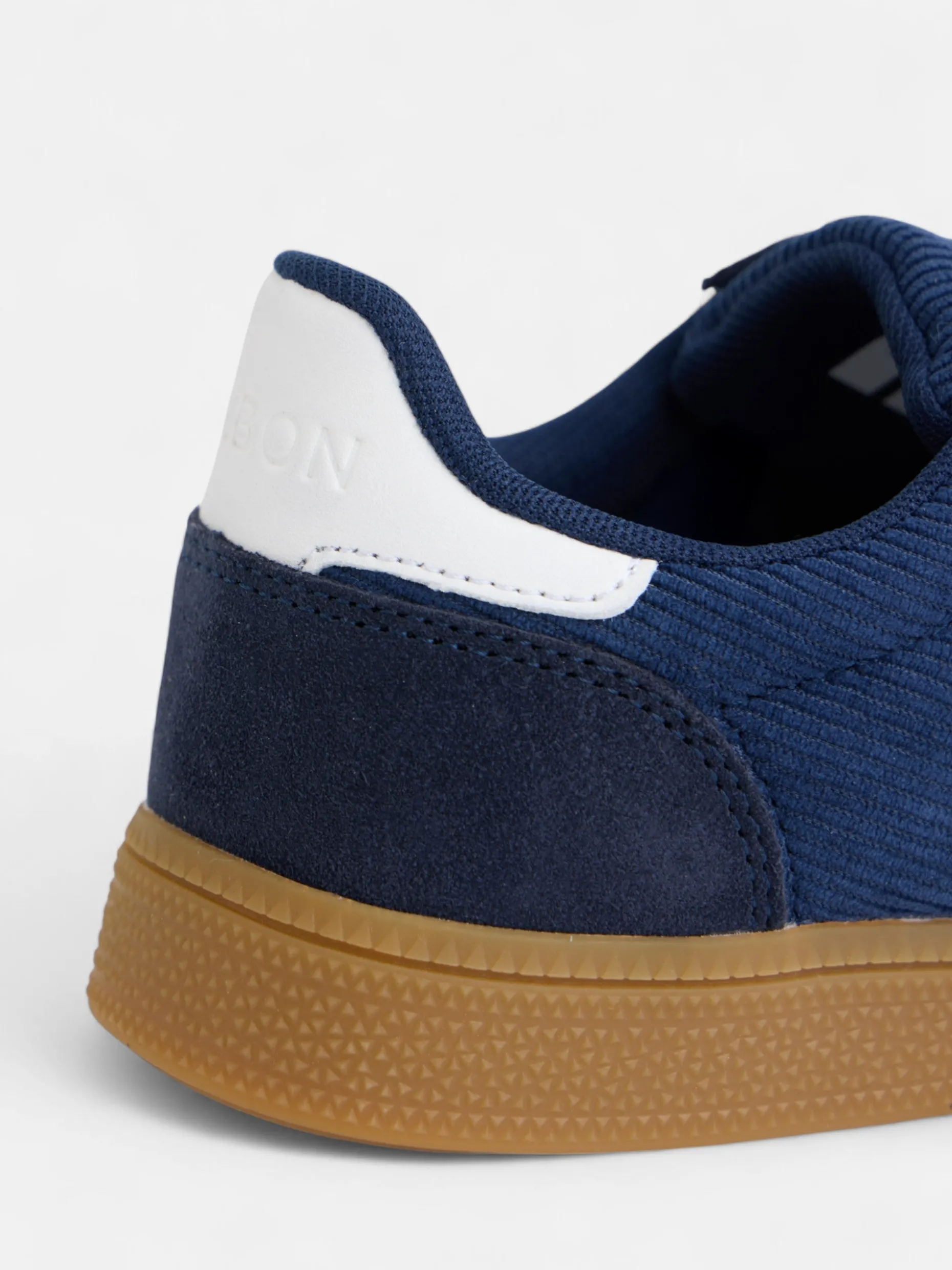 Zapatilla casual pana azul