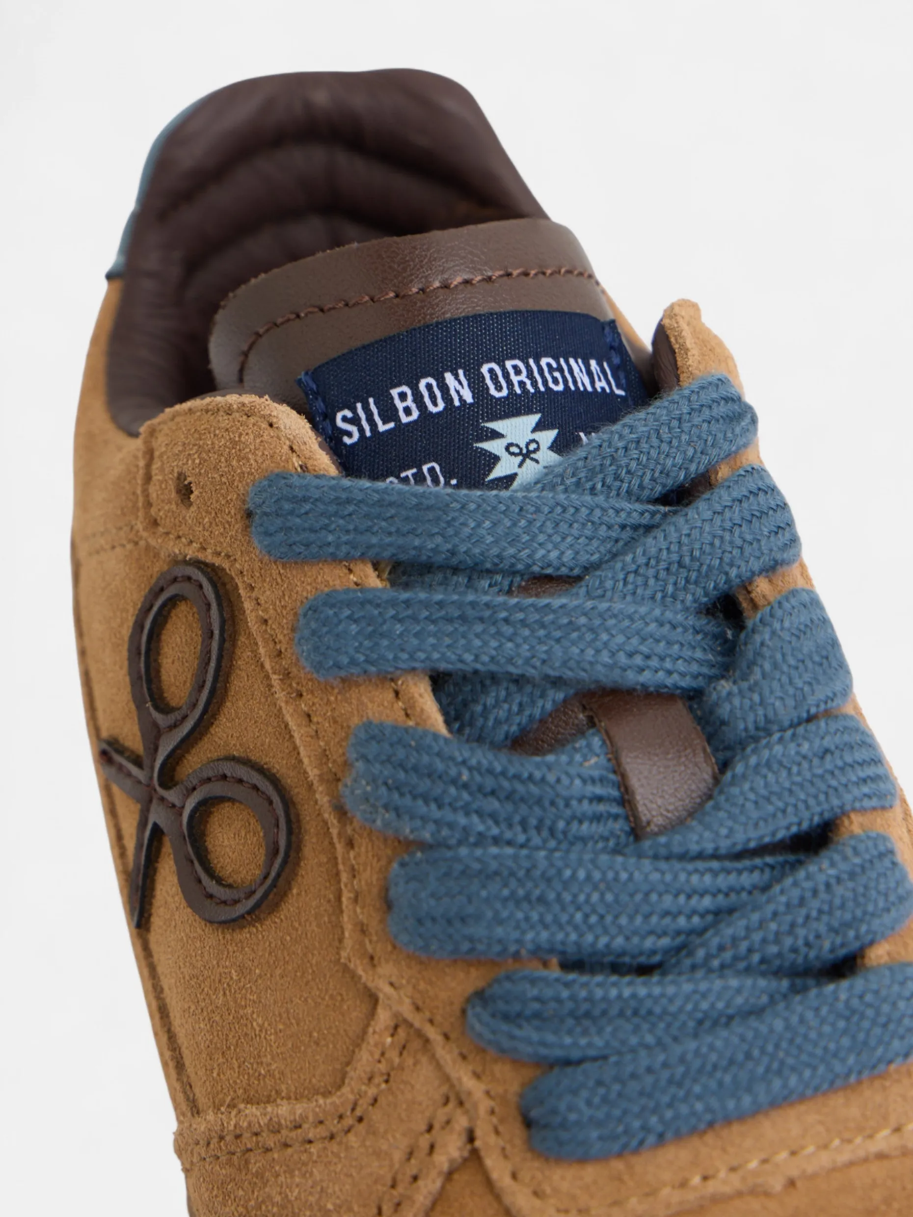 Zapatilla kids casual piel camel