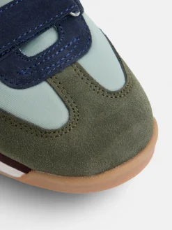 Zapatilla kids velcro multicolor verde