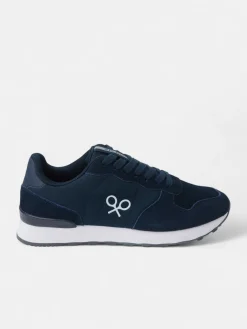 Zapatilla running clasica azul marino