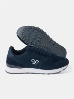 Zapatilla running clasica azul marino