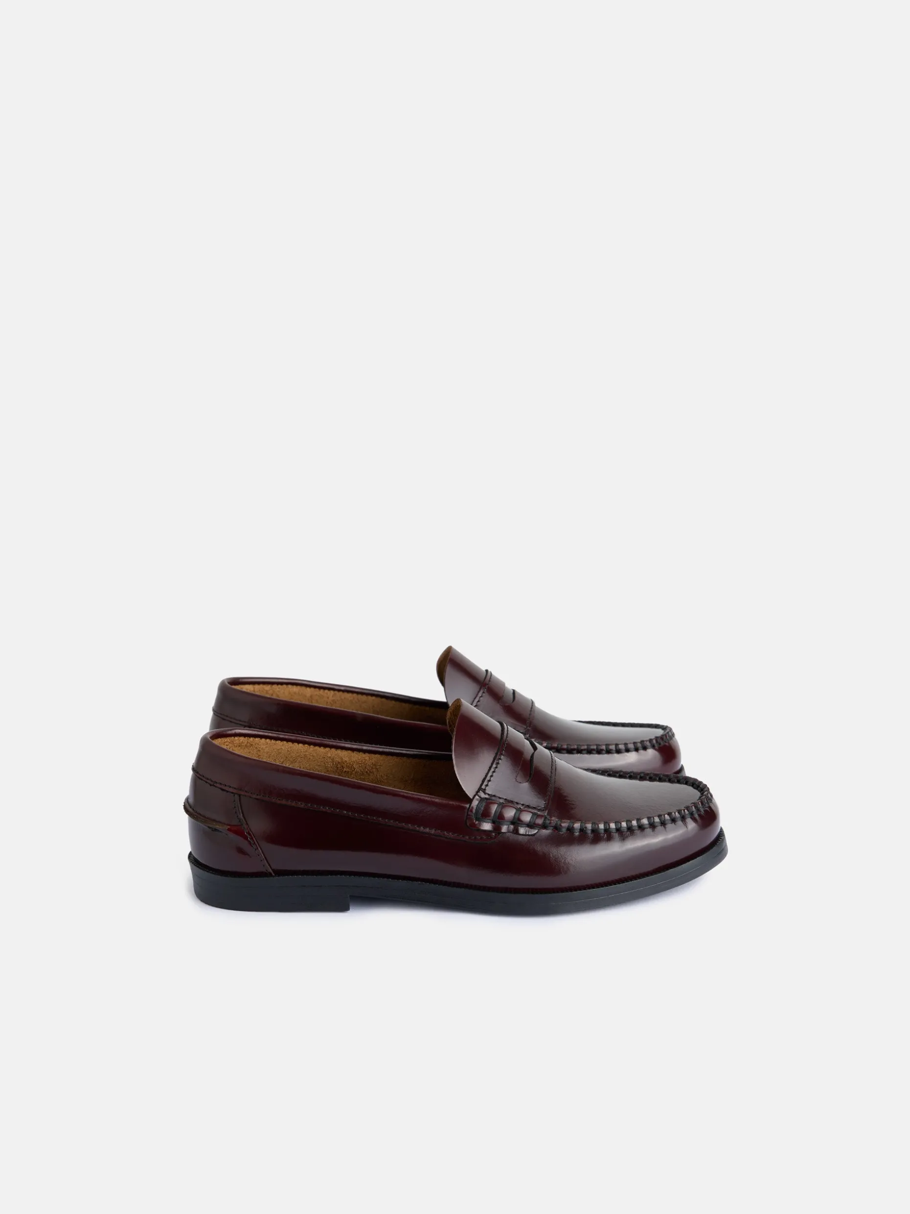 Zapato kids antifaz burdeos