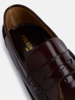Zapato kids antifaz burdeos