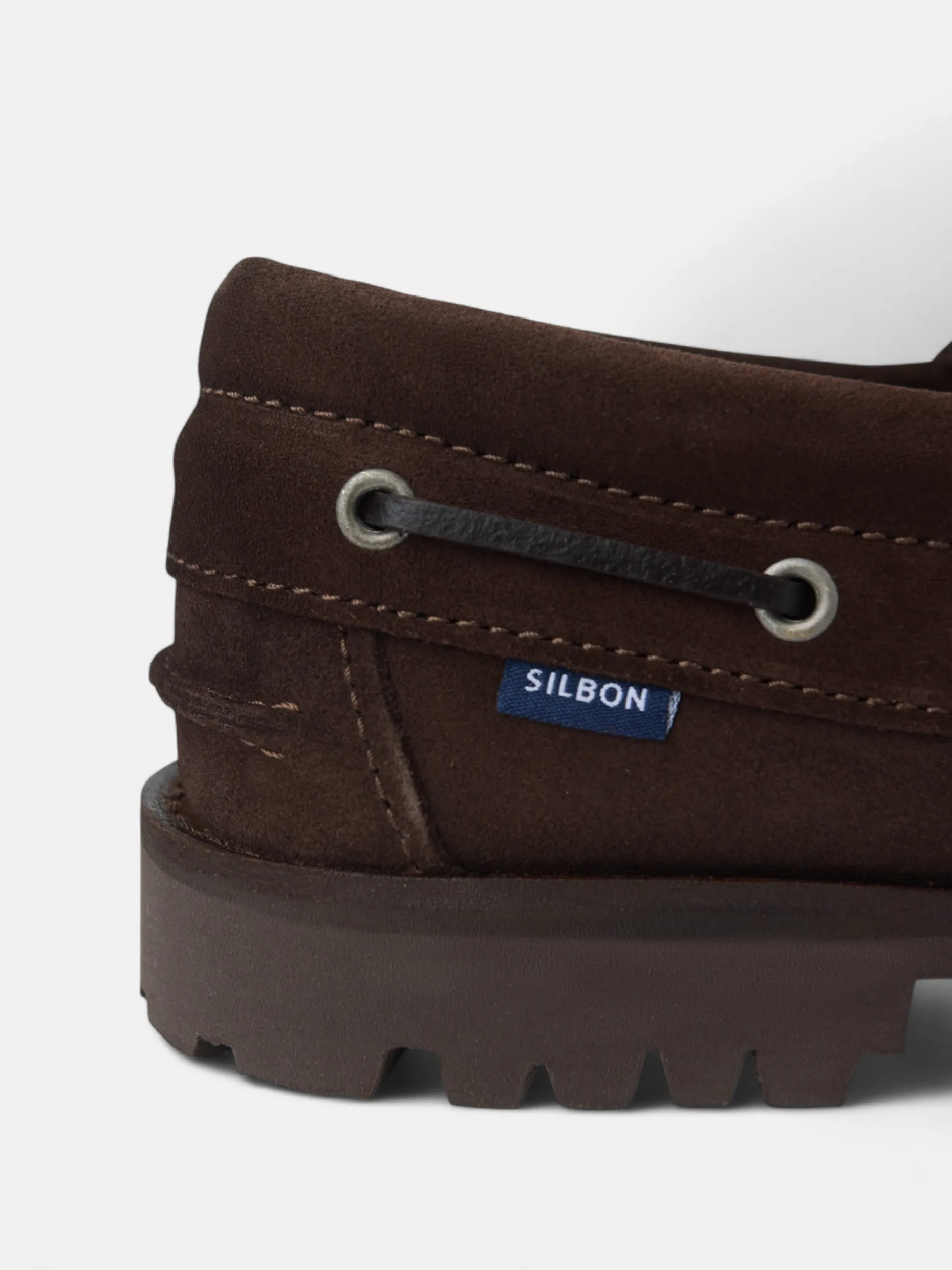 Zapato nautico serraje marron