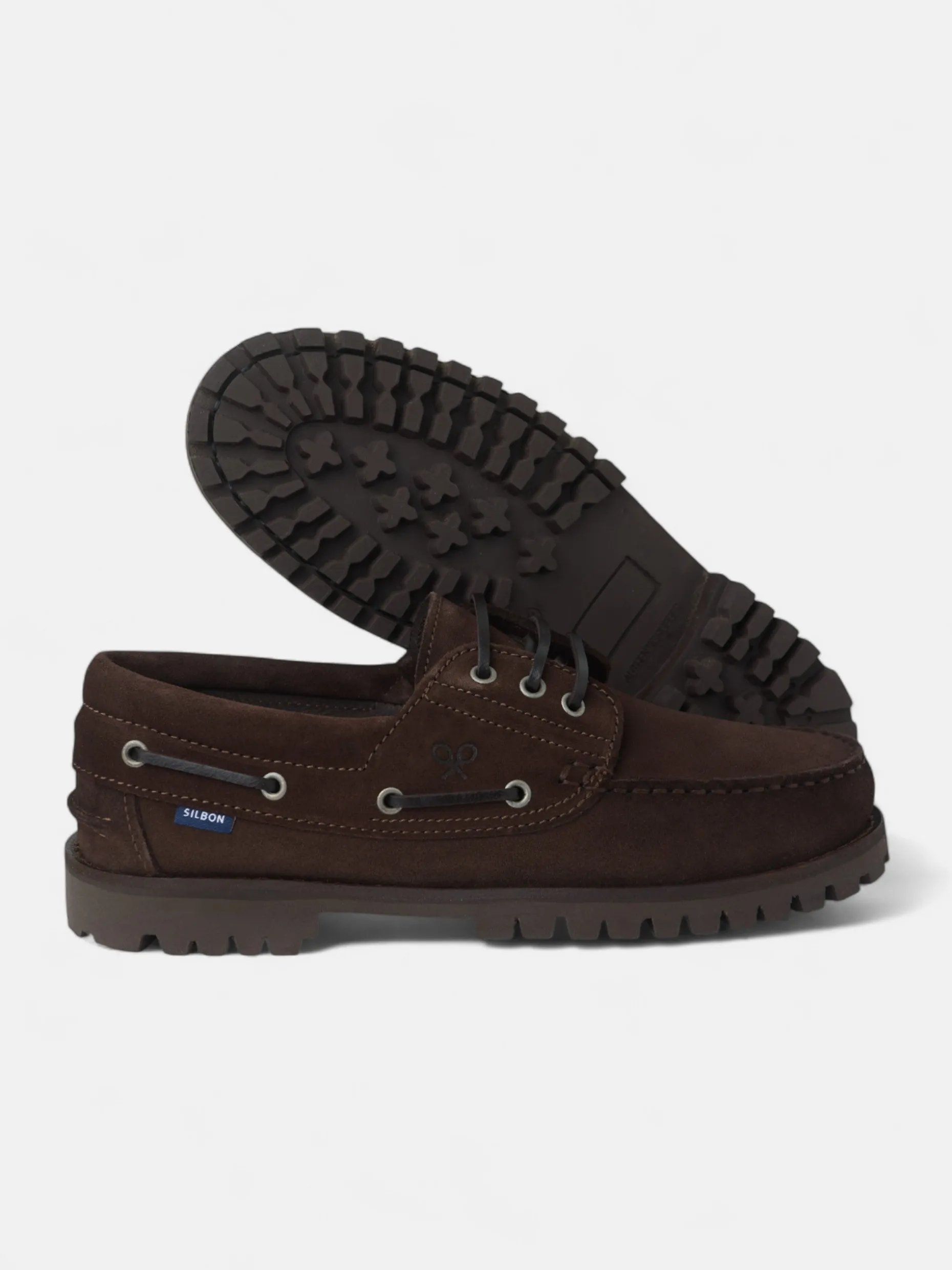 Zapato nautico serraje marron