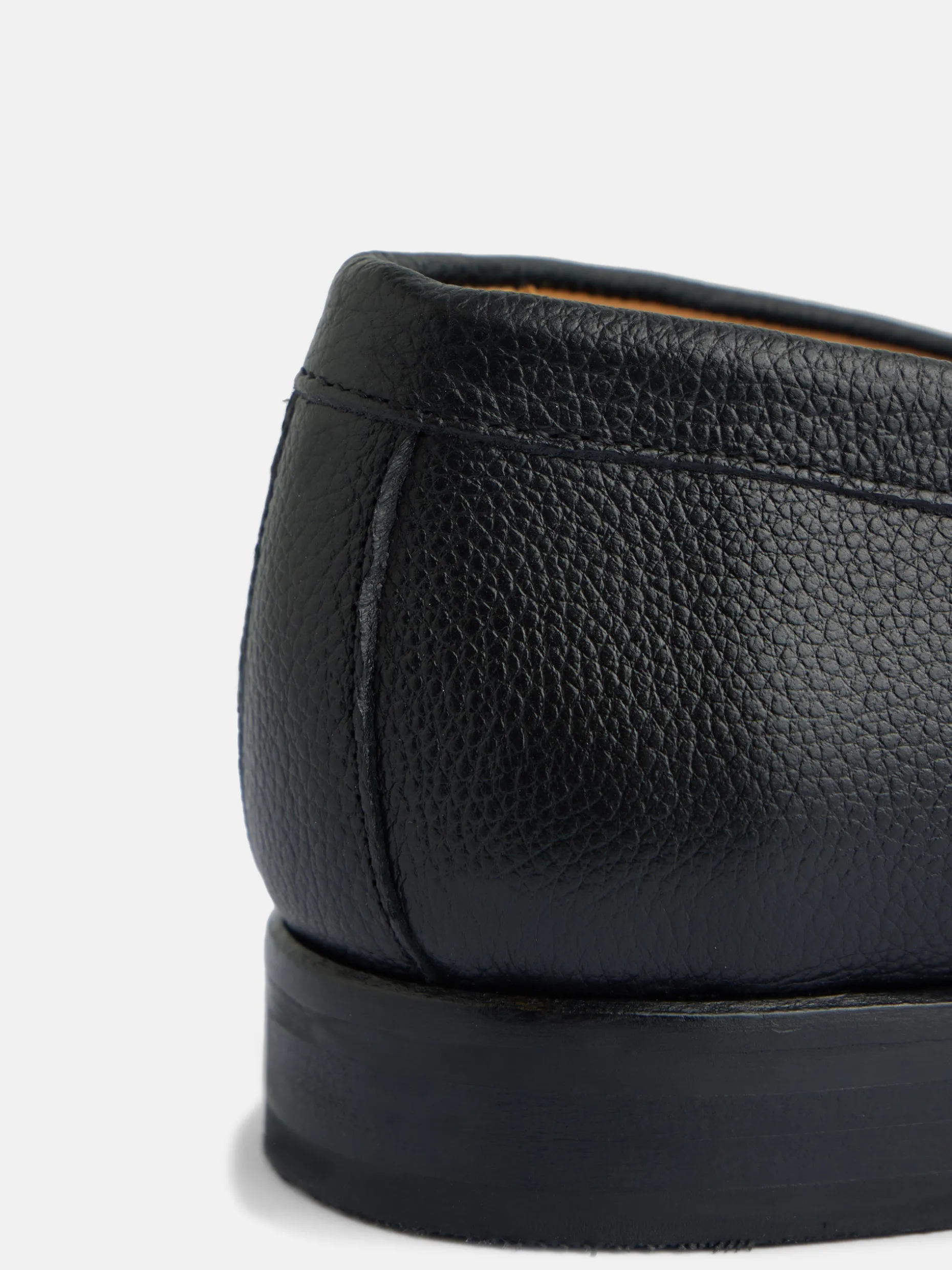 Zapato penny soft grain negro
