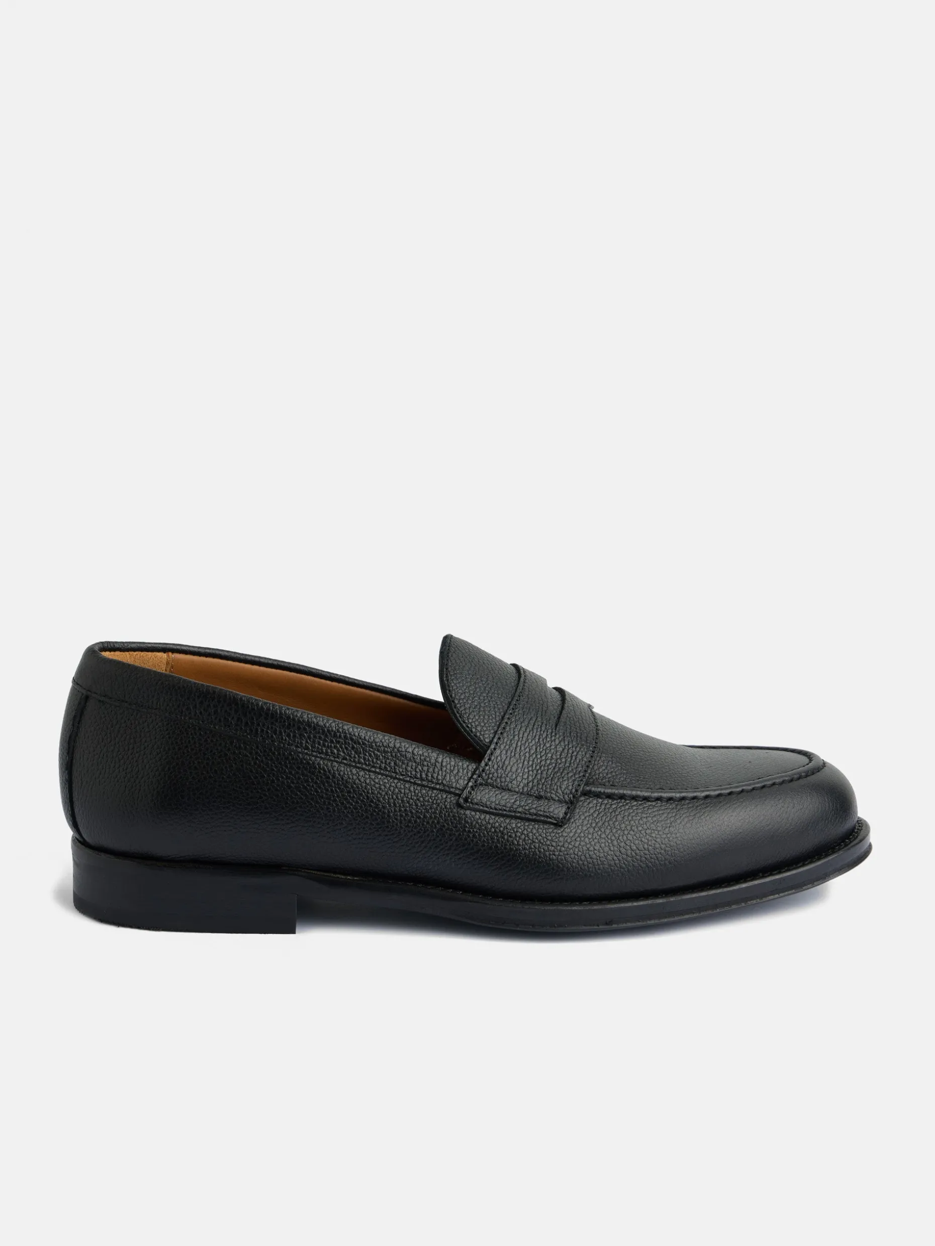 Zapato penny soft grain negro