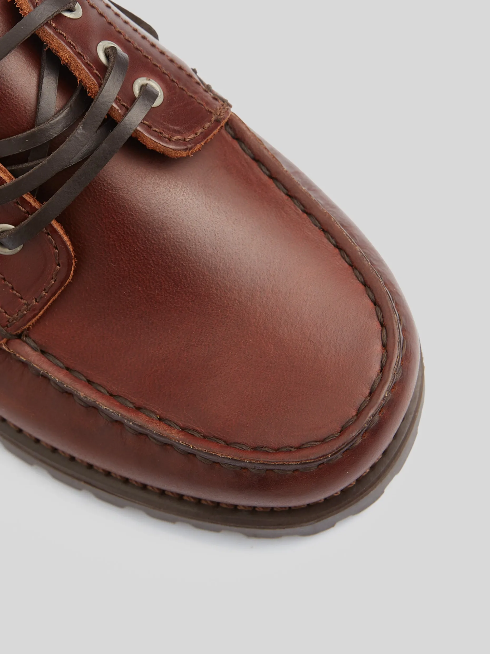 Zapato sport kids nautico piel marron