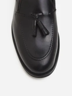 Zapato vestir borlas negro mate