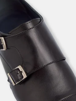 Zapato vestir monkstrap piel negro